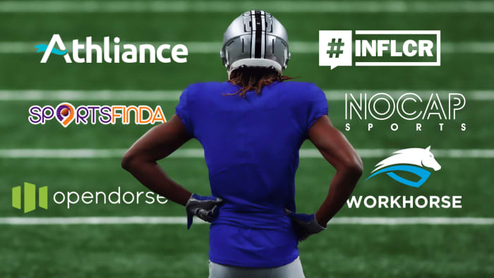 Name, Image and Likeness marketplace logos